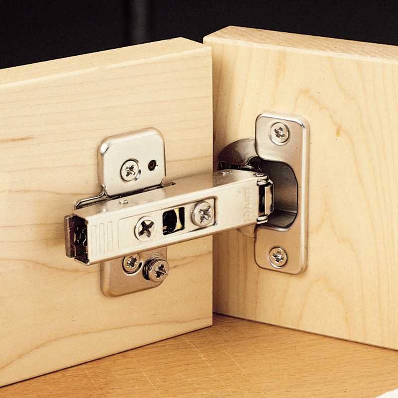 Clip Top Hinge with Cam Plate - Pair - Degree:120 Degree - Overlay:Full